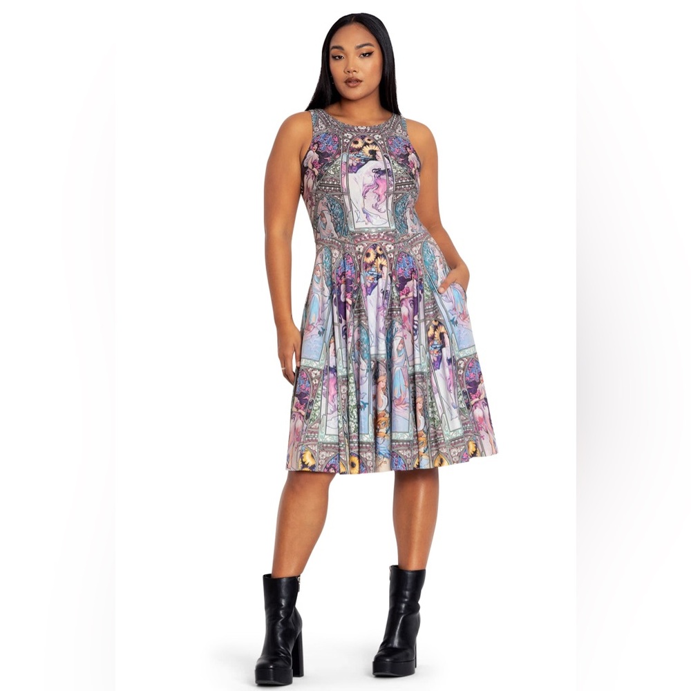 Blackmilk four seasons  Art Nouveau Midi Dress - Picture 2 of 10